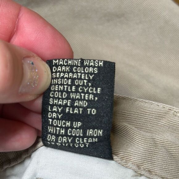 Tori Richard Mens 100% Tencel Pleated Shorts Khaki Chino Honolulu size 34 - Picture 8 of 8